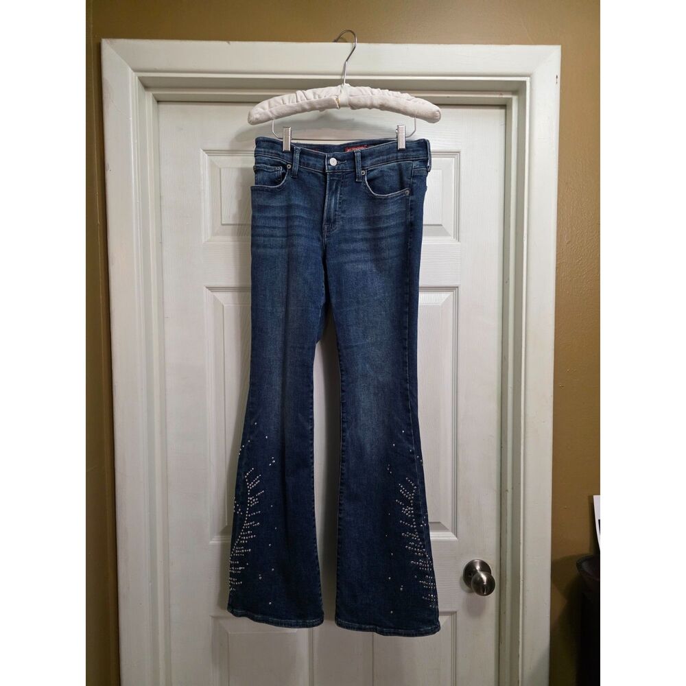 Lucky Brand Sweet Mid Rise Flare Jeans – Size 4 / 27R – Studded
